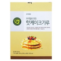 초록마을 우리밀로 만든 핫케이크가루, 600g, 1개