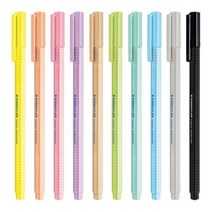 스테들러 362C 트리플러스 파스텔 형광펜 1자루 10color, 파스텔 피치(C-405)