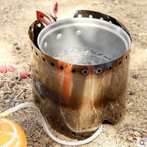 야외스토브 취사도구야외 캠핑 스토브 티타늄 바람막이 스크린, 한개옵션0