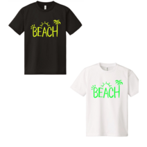여행 티셔츠 인싸 형광 Beach 메쉬 드라이 반팔 해외여행 커플티 허니문 신혼여행 하와이