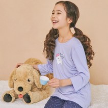 수아팜 여아용 마이비숑 모달 내의 세트