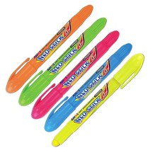 아모스)네오스틱 고체형광펜(주황)-다스(12개입)