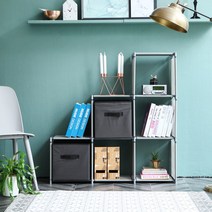 공간박스 선반 6단 (베이지/브라운/민트), 공간박스 선반 6단 (베이지)