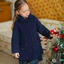 엠버 클래식 코트 네이비