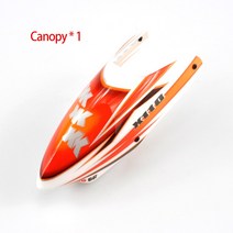 rc카 부품 Wltoys XK K110 RC 헬리콥터 액세서리 블레이드 기어 금속 변환 테일 모터 로터 헤드 캐노피 977 부품 용 ESC 보드 서보 호환, 17 Canopy