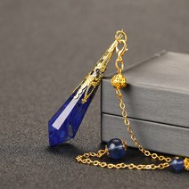Neirny 재물복을 가져다주는 펜던트 파워스톤 탐지기 다우징 수맥찾기 팬듈럼 천연 크리스탈, D개