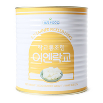 이엔푸드 이엔락교 3kg(2S) 락교 통조림, 상세페이지 참조
