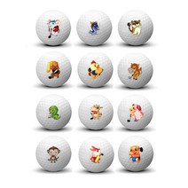 JUW1F072E 골프용품선물 볼마커 골프공스티커 골프 12지신 퍼팅라인 제작 수평 볼마크 매직터치 골프선물 쥐 외 1, 뱀