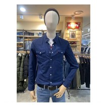 [리바이스] W몰 남성 샴브레이 슬림핏 웨스턴셔츠 86618005