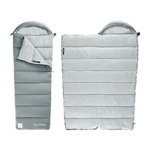 네이처하이크 경량 사계절 1인용 차박용 야외 캠핑 침낭 M180 M400 M300, 01-05 M400 그레이