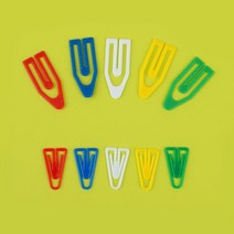 사무용 문서 정리 플라스틱 클립 40개 크립 서류정리, 20개, 대