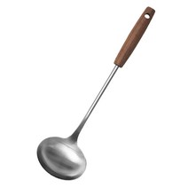 조리도구 슬릿스타르크 국자 스테인리스/호두나무 이케아 주방 키친툴