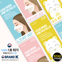 더조은 투명창 비말차단 마스크 (KF-AD), 대형, 200매