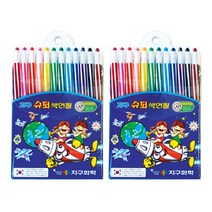 지구 슈퍼 색연필 돌려쓰는 무지개 채점 펜 다색 알록달록 12색 두꺼운 빨간 돌돌이 돌리는 레인보우 유아 굵은 화학 휴대용 초등 학생 미술 도구 어린이집 색칠 부드러운