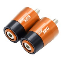 혼다 CT125 헌터 커브 용 바이크 오토바이 액세서리 CNC 핸들 바 엔드 쇼크 캡 플매트 카펫 러그, 04 주황색