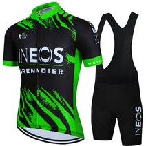 INEOS-사이클링 Mtb 남성 바지 젤 의류 여름 2022 스포츠웨어 트라이쿠타 전문 셔츠 세트 자전거, 13 INEOS, 06 Asian size - XXL