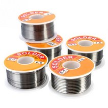 무연납 실납 100g 0.6/0.8/1/1.2 63/37 플럭스 2.0% 45FT 주석 납 와이어 용융 로진 코어 솔더 납땜 롤 무 세척, 100g 1.5mm, 1개