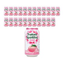 트로피카나 스파클링 복숭아 355ml 24개 캔