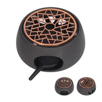 티메이커 티워머 가정용 다기 받침 따듯한 티 라이트 워머 세라믹 주전자 캔들 홀더 포함, [01] Color1