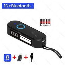 북스캐너 비파괴 셀프 북스캔 문자인식 고해상도QIANJI-휴대용 미니 무선 1D 2D QR 바코드 PDF417 리더 스, 01 1D Scanner