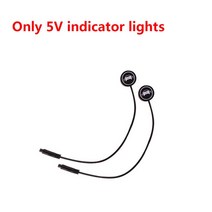 자동차 후방감지기 경보기 주차센서 사각지대 레이더 감지 시스템 경고등 운전 후진 지원 마이크로파 센서 신호 램프 5V 2 개, 1.Only light