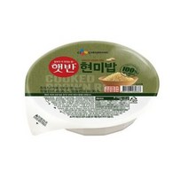 CJ제일제당 햇반 현미로 지은 밥 130g 18개 2180105, CJ제일제당 햇반 100% 현미로 지