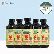 차일드라이프 액상 오메가3 코드리버오일 대구간유 237ml 5개 세트, 단품, 단품
