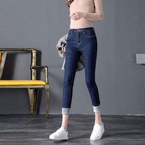 이노뱅크 슬림 기모안감 스판 스키니진 ZHA247