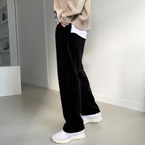 치트키 / 남자 코쿤 소프트 코듀로이 와이드 팬츠