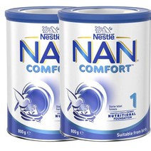 네슬레 호주 Nestle Stage 1 1단계 NAN 컴포트 베이비 분유 800g, 2팩