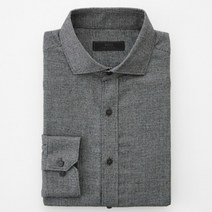 에스티코 그레이 클래식핏 기모 셔츠_SDSSAB2CCG