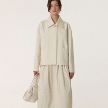 킨더살몬 SS23 Short Cotton Jacket Cream
