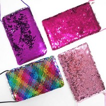 스팽글 끈 파우치