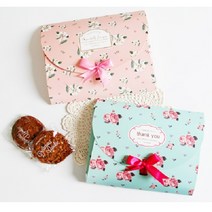 나성유통 선물상자 납작플라워리본, 랜덤