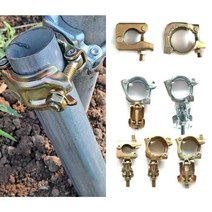 클램프 10개 세트 파이프 아시바 크램프 고정 회전 조인트, 03. 회전클램프, 48X32mm-10개