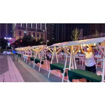 플리마켓 매대 좌판대 가판대 진열대 페스티벌 이동식, 접이식120x60x200미터노란색