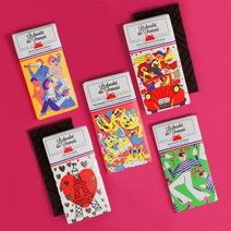 Le chocolat des Francais 르쇼콜라드프랑세즈 다크초콜릿 5개 세트, 1개