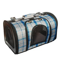 OPQR_B_279_강아지 고양이 투어 백 캐리어 블루 켄넬 애견 이동 가방 펫 케이지 여행, 본상품선택