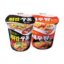 [KT알파쇼핑]튀김우동컵 6개 + 새우탕컵 6개