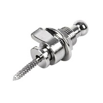 1/2pcs 일렉트릭 기타 스트랩 핀 잠금 버튼 안티-슬립 벨트 손톱 악기 액세서리베이스 부품, [03] Silver, [01] 2pcs