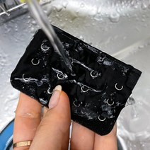 MARKET.MR_ 브라연장후크 4단 블랙 브라연장후크 브라후크연장 브라연결후크 브래지어후크 브라후크