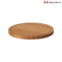 [이케아 직수입] OLEBY 대나무도마 (원형), 단품