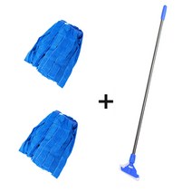 크린메이트 스텐 롱 마포대 150cm 1p + 극세사 마대 2p, 1set