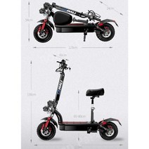 기함급 전동킥보드 고성능 전동킥보드 대리운전용, 60V, LG8A2800W주행거리~40km싱글드라이브