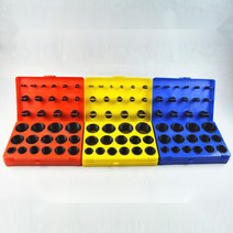 O-ring 수리 상자 세트 지게차 굴삭기 고무오링 세트 수리키트 고무링 박킹 오링플러 세트, 노란색 상자