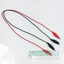집게전선 2개(40cm 빨강1+검정1)1세트-JSK