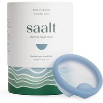 Saalt 생리 Disc | 의료용 실리콘-생리컵 또는 탐폰 대체품, 1개, 1개