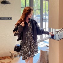 여성 코트 느슨한 짧은 조커 칼라 디자인 오토바이 가죽 자켓 여성