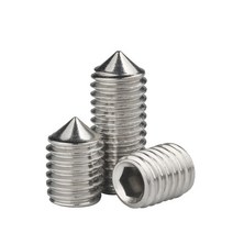 M3M4M5 M6M8 M10 육각 소켓 세트 그럽 알렌 컵 나사 미터법 스프링 플런저, 콘 포인트 나사_4mm10개_M5