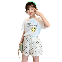 베비포 여아용 반팔티 반바지 상하복 세트 W893